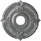 Ekena Millwork Attica Ceiling Medallion (Fits Canopies up to 5"), Hand-Painted Platinum, 18"OD x 4"ID x 5/8"P CM18ATPLS - alternate 1